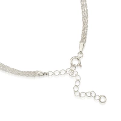 Sterling Silver 3mm Three-Strand Rope Necklace &mdash; Alt Image 4