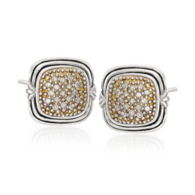 Scott Kay .19 ct. t.w. Diamond Earrings in Sterling Silver &mdash; Alt Image 1