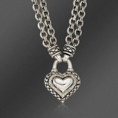 Scott Kay .15 ct. t.w. Diamond Necklace In Sterling Silver. 16" &mdash; Alt Image 1