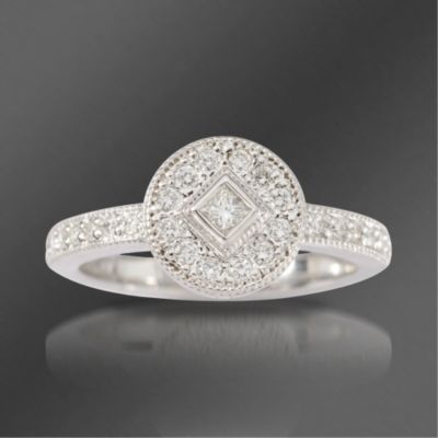 Charriol Signature Collection .35 ct. t.w. Diamond Ring in 18kt White Gold. Size 6.5 &mdash; Alt Image 1