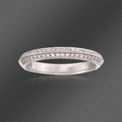 Ritani .19 ct. t.w. Diamond Wedding Ring in Platinum. Size 7 &mdash; Alt Image 1