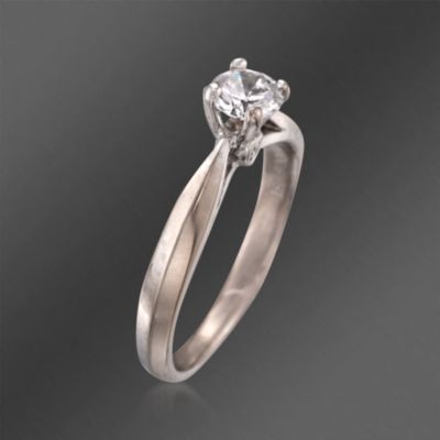 Scott Kay 19kt White Gold Engagement Ring Setting With Diamond &mdash; Alt Image 3