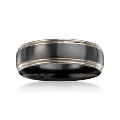 Men's 7mm Titanium Wedding Ring &mdash; Alt Image 1