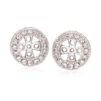 1.00 ct. t.w. Diamond Earring Jackets in 14kt White Gold &mdash; Alt Image 1