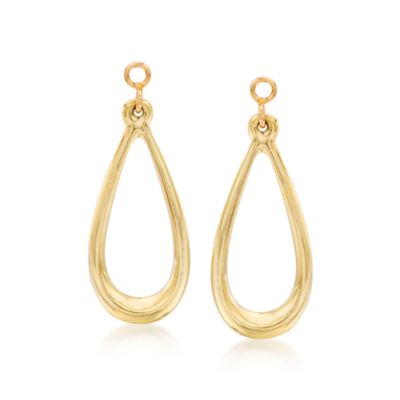 14kt Yellow Gold Earring Jackets &mdash; Alt Image 1