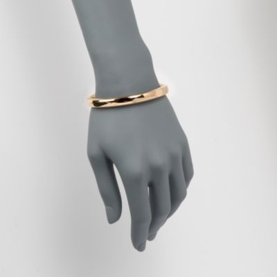 14kt Yellow Gold Slip-On Bangle Bracelet &mdash; Alt Image 2