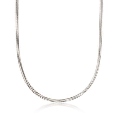 Sterling Silver 3mm Snake Chain Necklace &mdash; Alt Image 1
