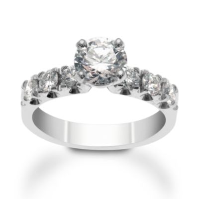 .60 ct. t.w. Diamond Engagement Ring Setting in Platinum. Size 6.5 &mdash; Alt Image 1