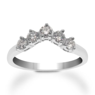 .50 ct. t.w. 5-Stone Diamond Wedding Ring In Platinum &mdash; Alt Image 1