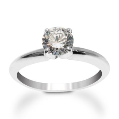 Engagement Ring Setting in Platinum &mdash; Alt Image 1
