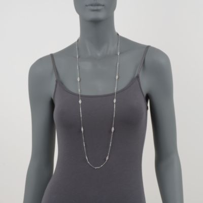 .20 ct. t.w. Diamond Filigree Station Necklace in Sterling Silver &mdash; Alt Image 4