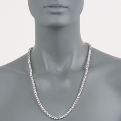 18.00 ct. t.w. White Topaz Tennis Necklace in Sterling Silver &mdash; Alt Image 4