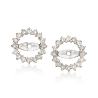 .60 ct. t.w. Diamond Earring Jackets in 14kt White Gold &mdash; Alt Image 1