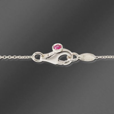 Roberto Coin .23 ct. t.w. Diamond Station Necklace in 18kt White Gold. 16" &mdash; Alt Image 3