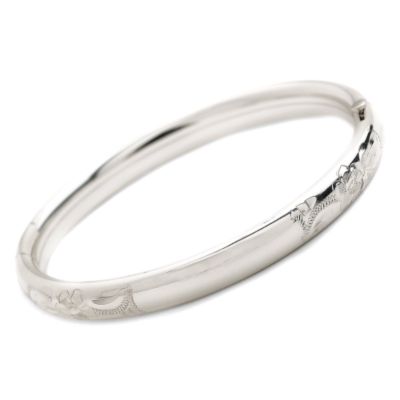 Child's Sterling Silver Bracelet. 4.5" &mdash; Alt Image 1
