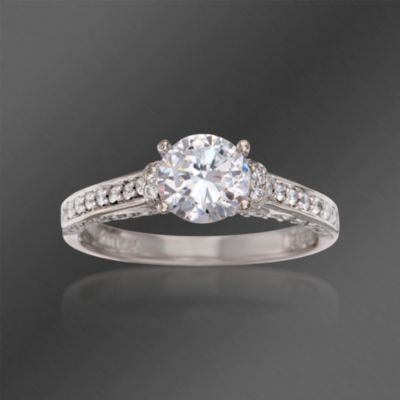 Scott Kay .38 ct. t.w. Diamond Engagement Ring Setting In 19kt White Gold. Size 6.5 &mdash; Alt Image 1