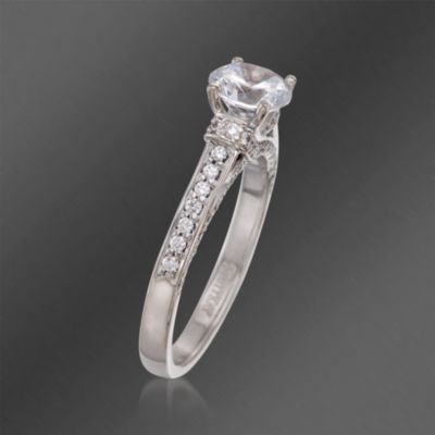 Scott Kay .38 ct. t.w. Diamond Engagement Ring Setting In 19kt White Gold. Size 6.5 &mdash; Alt Image 3
