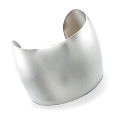 Sterling Silver Wide Cuff Bracelet 6" &mdash; Alt Image 1