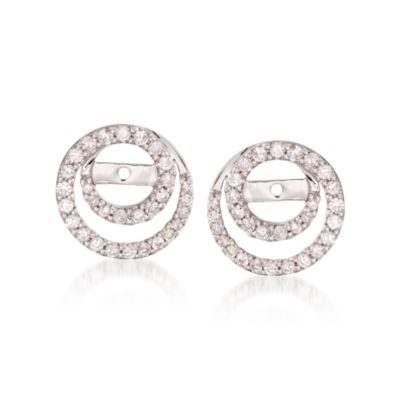 .50 ct. t.w. Diamond Earring Jackets in 14kt White Gold &mdash; Alt Image 1