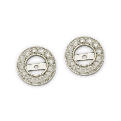 1.00 ct. t.w. Diamond Earring Jackets In 14kt White Gold &mdash; Alt Image 1