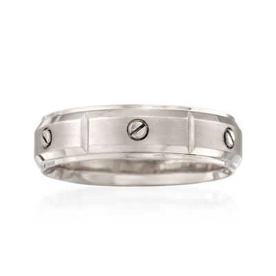 Scott Kay 6mm Men's Palladium Wedding  Ring &mdash; Alt Image 1