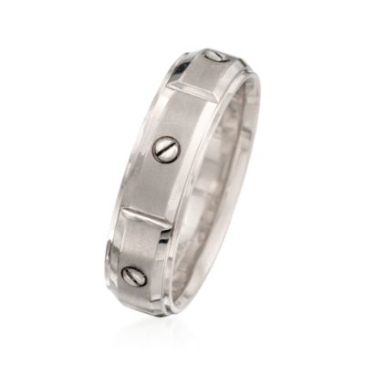 Scott Kay 6mm Men's Palladium Wedding  Ring &mdash; Alt Image 2
