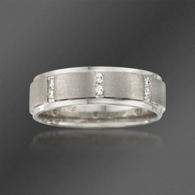 Scott Kay .18 ct. t.w. Men's Diamond Wedding Ring In Palladium. Size 10 &mdash; Alt Image 1