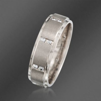 Scott Kay .18 ct. t.w. Men's Diamond Wedding Ring In Palladium. Size 10 &mdash; Alt Image 2