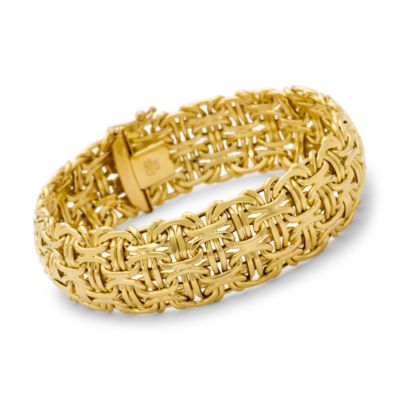 14kt Yellow Gold Interwoven Link Bracelet &mdash; Alt Image 1