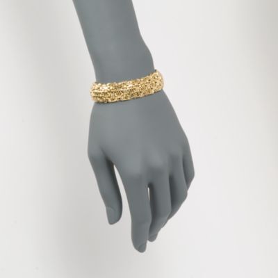 14kt Yellow Gold Interwoven Link Bracelet &mdash; Alt Image 2