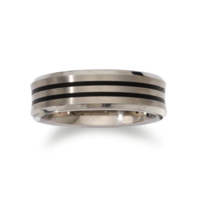 Men's 7mm Titanium Wedding Ring &mdash; Alt Image 1
