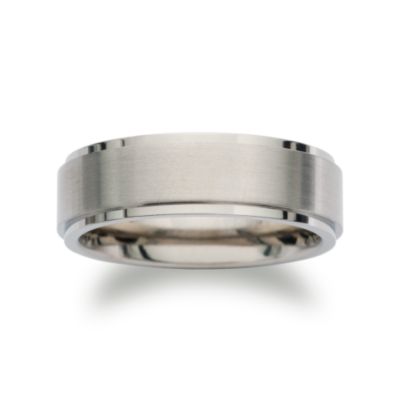 Men's 7mm Titanium Wedding Ring &mdash; Alt Image 1