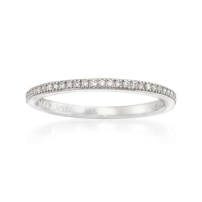 Simon G. .15 ct. t.w. Diamond Wedding Ring in 18kt White Gold &mdash; Alt Image 1