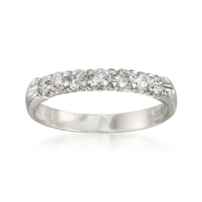 .50 ct. t.w. Diamond Wedding Band Ring in 14kt White Gold &mdash; Alt Image 1