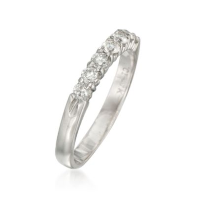 .50 ct. t.w. Diamond Wedding Band Ring in 14kt White Gold &mdash; Alt Image 3