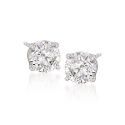5.00 ct. t.w. CZ Earrings In 14kt White Gold  &mdash; Alt Image 1