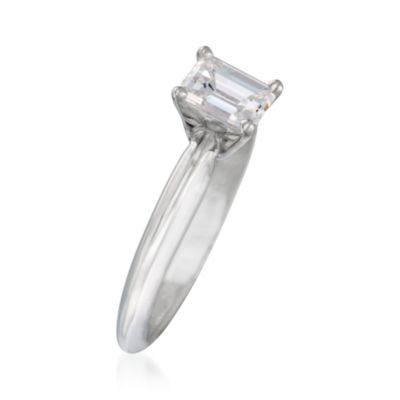 .72 Carat Diamond Solitaire Engagement Ring in 14kt White Gold. Size 5.75 &mdash; Alt Image 2