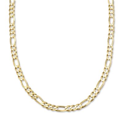 Men's 14kt Yellow Gold Classic Figaro Link Chain. 20" &mdash; Alt Image 1