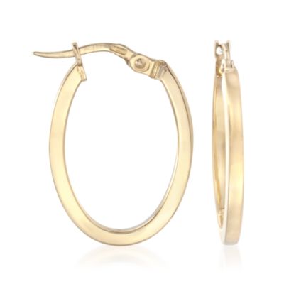 Roberto Coin 18kt Yellow Gold Hoop Earrings  &mdash; Alt Image 1