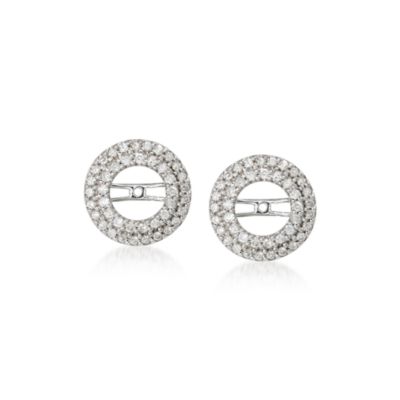 .50 ct. t.w. Diamond Earring Jackets in 14kt White Gold   &mdash; Alt Image 1