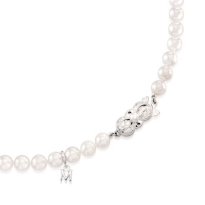 Mikimoto 6.5mm A1 Akoya Pearl Necklace With 18kt White Gold Clasp. 16" &mdash; Alt Image 3