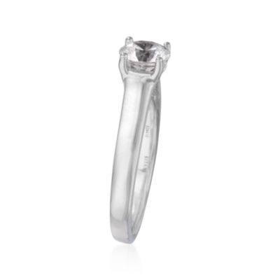 Ritani .14 ct. t.w. Diamond Engagement Ring Setting in 18kt White Gold &mdash; Alt Image 3
