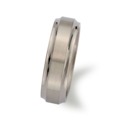 Men's 7mm Titanium Wedding Ring &mdash; Alt Image 2