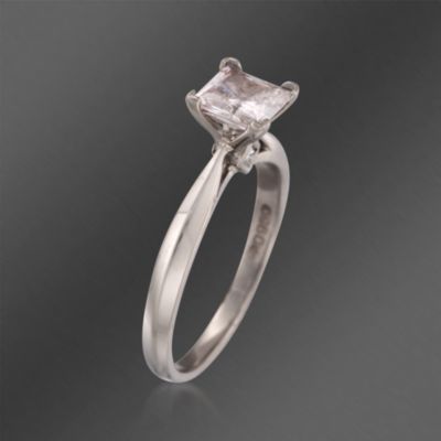 Scott Kay Palladium Engagement Ring Setting With Diamond. Size 6.5 &mdash; Alt Image 3