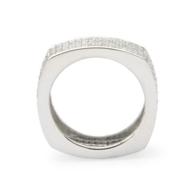 .85 ct. t.w. Pave Diamond Eternity Band Ring In Sterling Silver &mdash; Alt Image 3