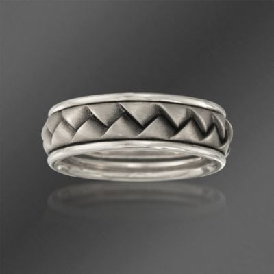 Scott Kay 8mm Men's Palladium Wedding Ring. Size 10.5 &mdash; Alt Image 1