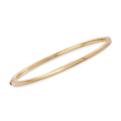 Roberto Coin 18kt Yellow Gold Bangle Bracelet. 7" &mdash; Alt Image 1