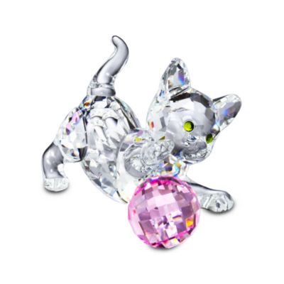 Swarovski Crystal "Kitten With Pink Ball"   &mdash; Alt Image 1