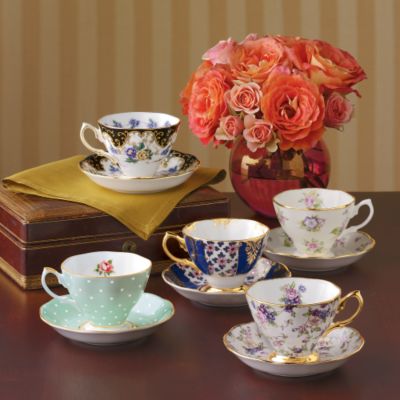 Royal Albert "Centennial Teacups and Saucers" &mdash; Alt Image 1