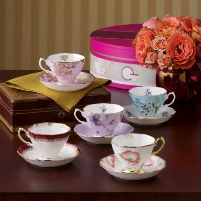 Royal Albert "Centennial Teacups and Saucers" &mdash; Alt Image 2